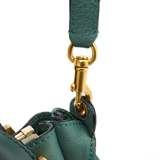 Chloe Emerald Green Leather Marcie 2-Way Bag