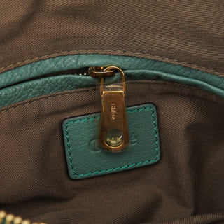 Chloe Emerald Green Leather Marcie 2-Way Bag