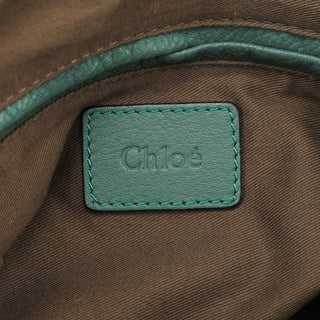 Chloe Emerald Green Leather Marcie 2-Way Bag