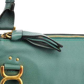 Chloe Emerald Green Leather Marcie 2-Way Bag