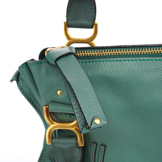 Chloe Emerald Green Leather Marcie 2-Way Bag