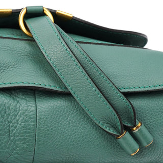 Chloe Emerald Green Leather Marcie 2-Way Bag