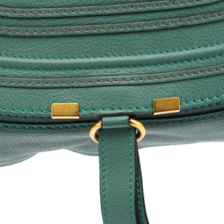 Chloe Emerald Green Leather Marcie 2-Way Bag