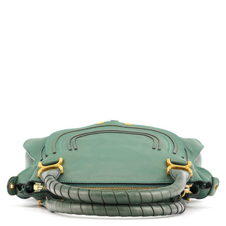 Chloe Emerald Green Leather Marcie 2-Way Bag