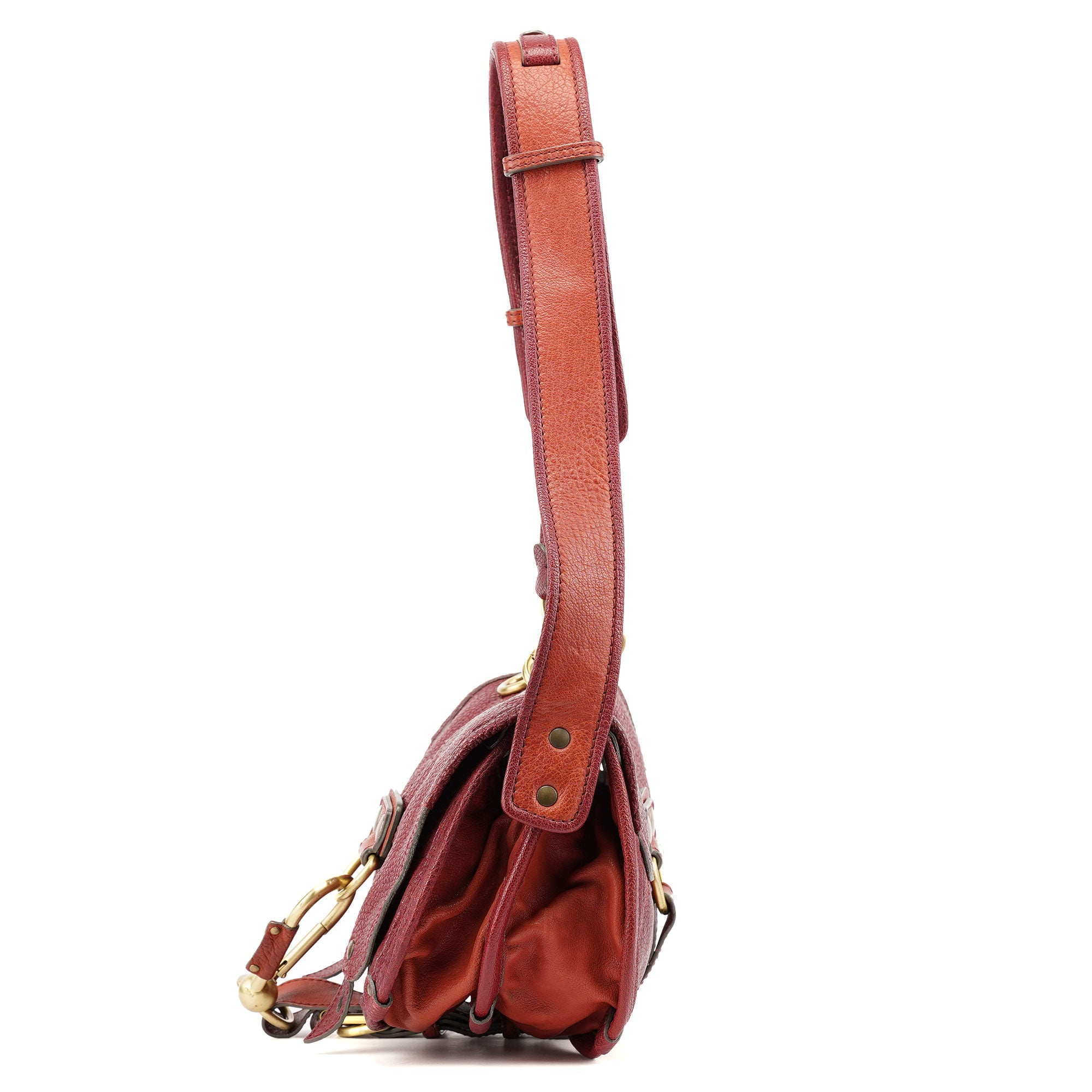 Chloé Fall 2005 Burgundy Leather Satchel Bag