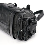 Chloé Sac porté épaule Silverado en cuir d'agneau entièrement noir