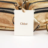 Chloé Gold Lambskin Betty Tote Bag