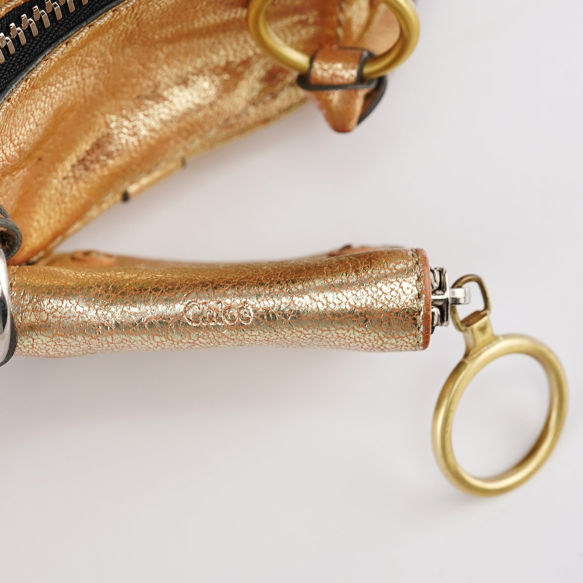 Chloé Gold Lambskin Betty Tote Bag