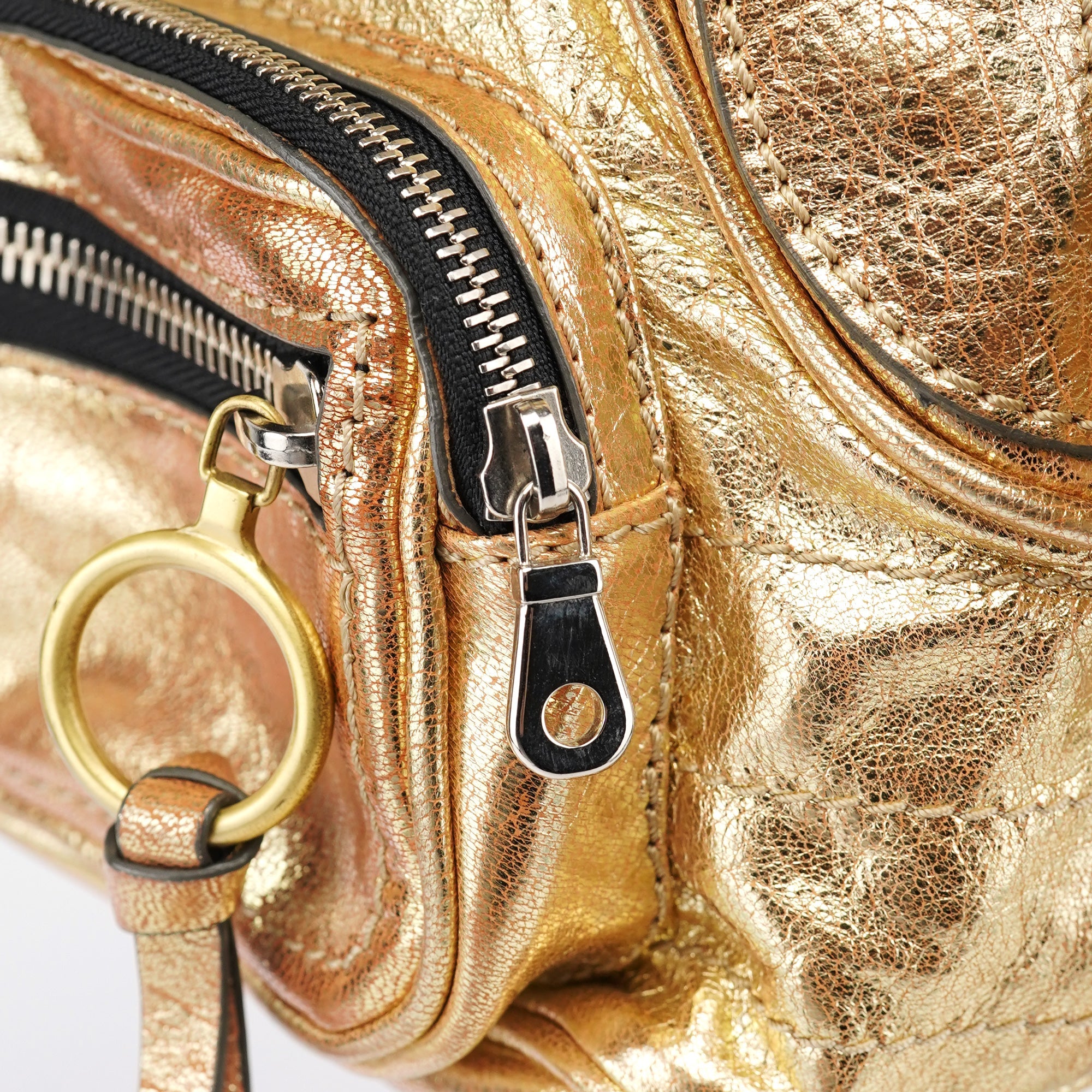 Chloé Gold Lambskin Betty Tote Bag