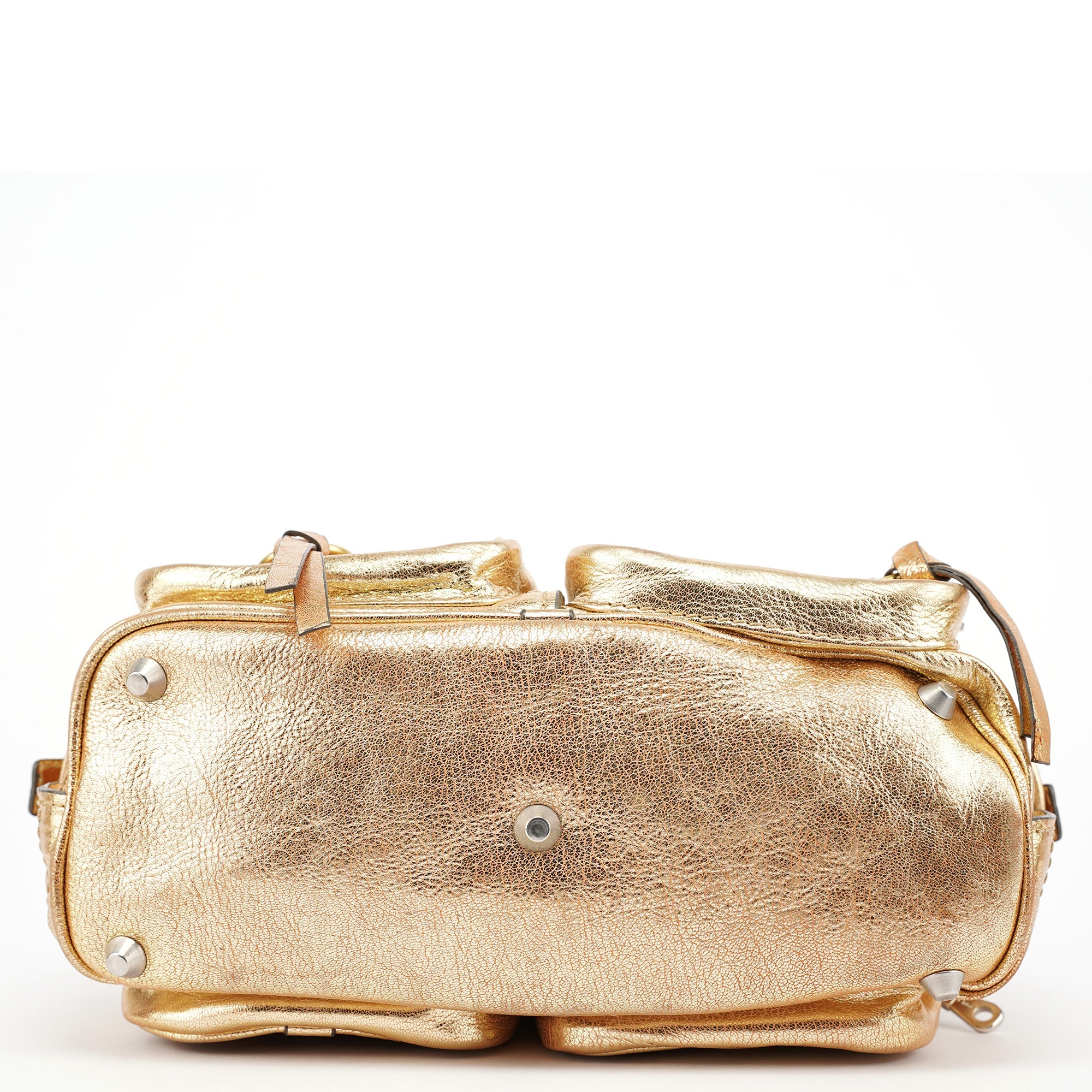 Chloé Gold Lambskin Betty Tote Bag