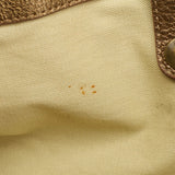 Chloé Gold Lambskin Leather Silverado Shoulder Bag