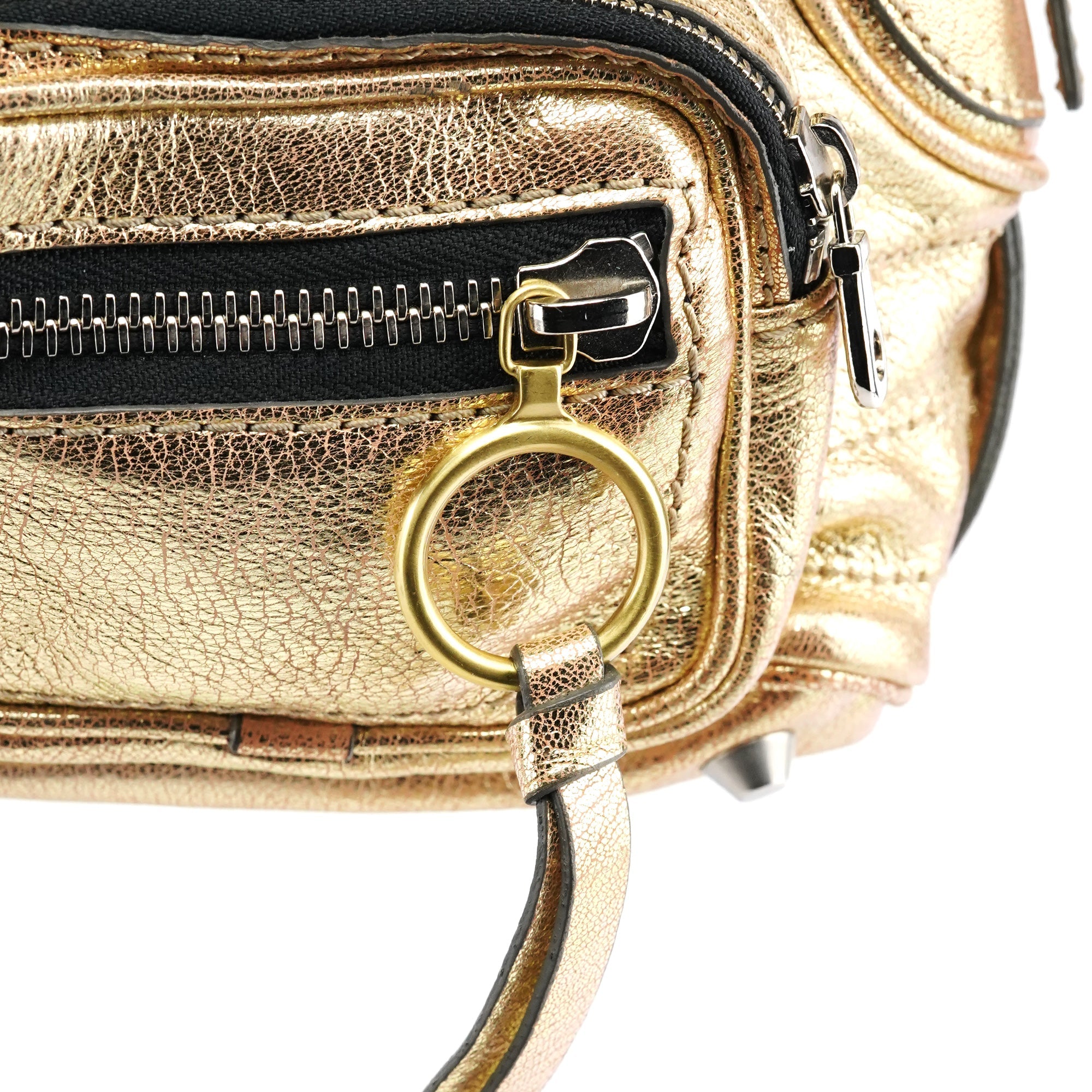 Chloe Gold Leather Betty Tote Bag