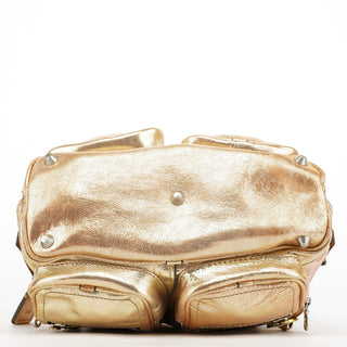 Chloe Gold Leather Betty Tote Bag