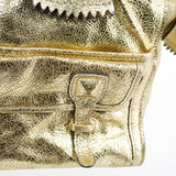 Chloe Gold Leather Elvire Tote Bag