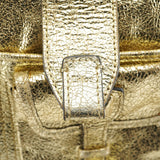 Chloe Gold Leather Elvire Tote Bag