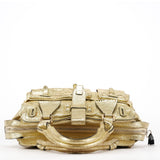 Chloe Gold Leather Elvire Tote Bag