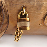 Chloé Gold Leather Paddington Shoulder Bag