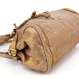 Chloé Gold Leather Paddington Shoulder Bag