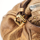 Chloé Gold Leather Paddington Shoulder Bag