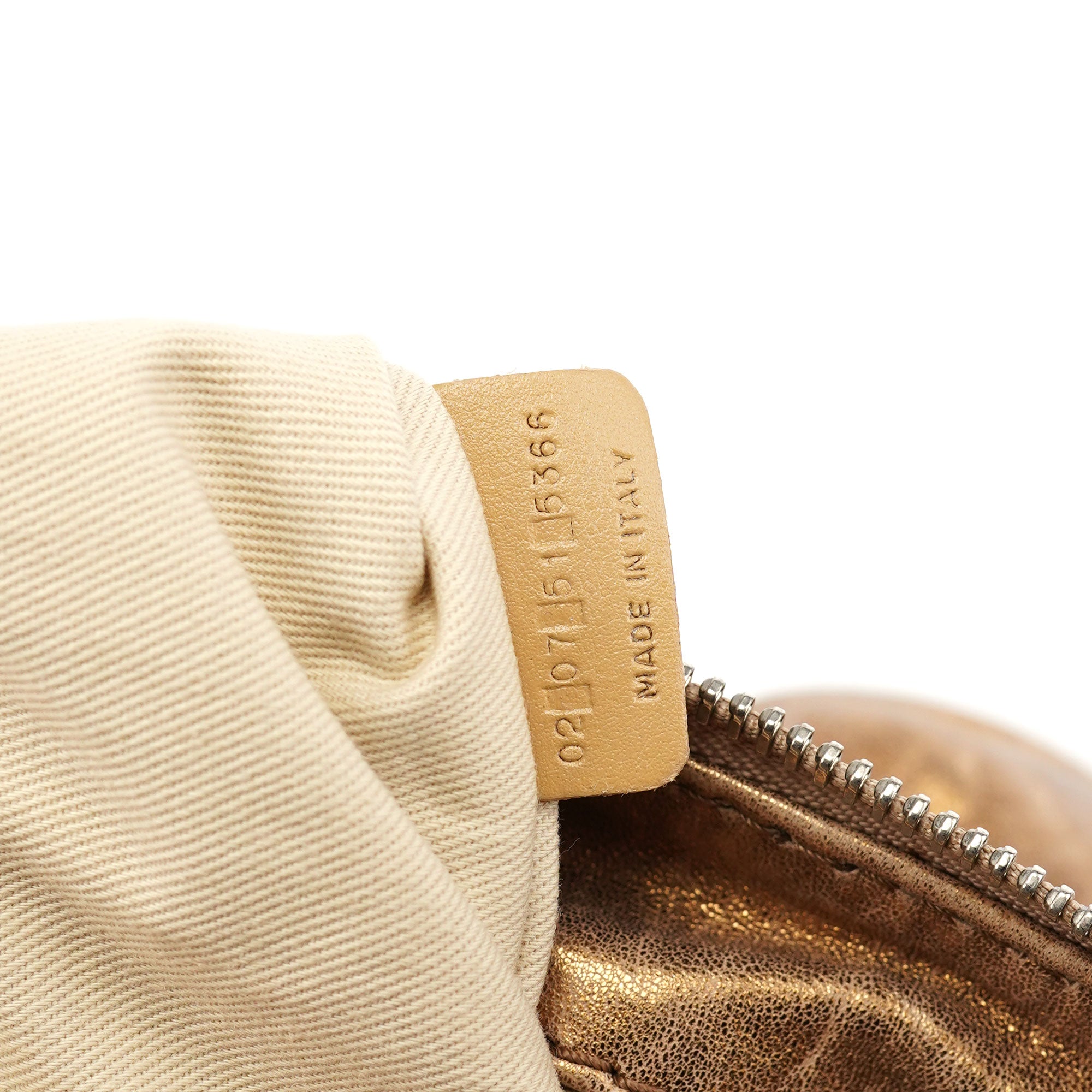 Chloé Gold Leather Paddington Shoulder Bag