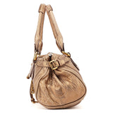 Chloé Gold Leather Paddington Shoulder Bag