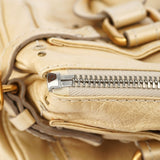 Chloé Gold Leather Paddington Shoulder Bag