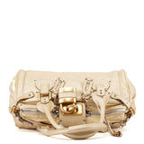 Chloé Gold Leather Paddington Shoulder Bag