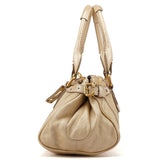 Chloé Gold Leather Paddington Shoulder Bag