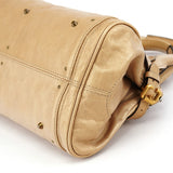 Chloé Gold Leather Paddington Shoulder Bag