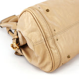 Chloé Gold Leather Paddington Shoulder Bag