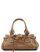 Chloé Gold Leather Paddington Shoulder Bag