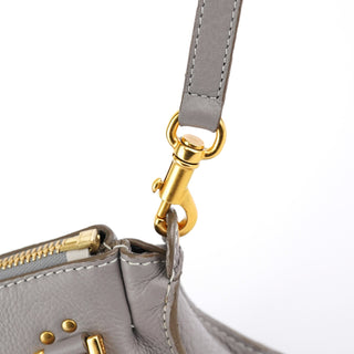 Chloe Gray Leather Mini Marcie 2-Way Bag