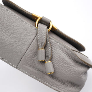 Chloe Gray Leather Mini Marcie 2-Way Bag