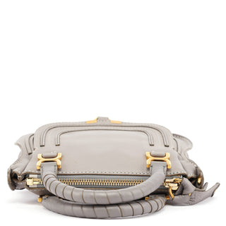 Chloe Gray Leather Mini Marcie 2-Way Bag