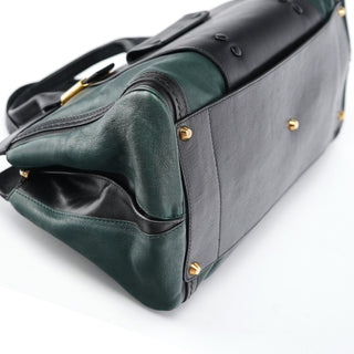Chloé Green Lambskin 2-Way Tote Bag