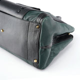 Chloé Green Lambskin 2-Way Tote Bag