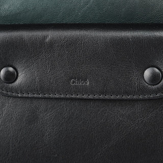 Chloé Green Lambskin 2-Way Tote Bag