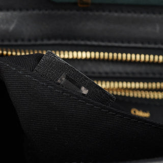 Chloé Green Lambskin 2-Way Tote Bag