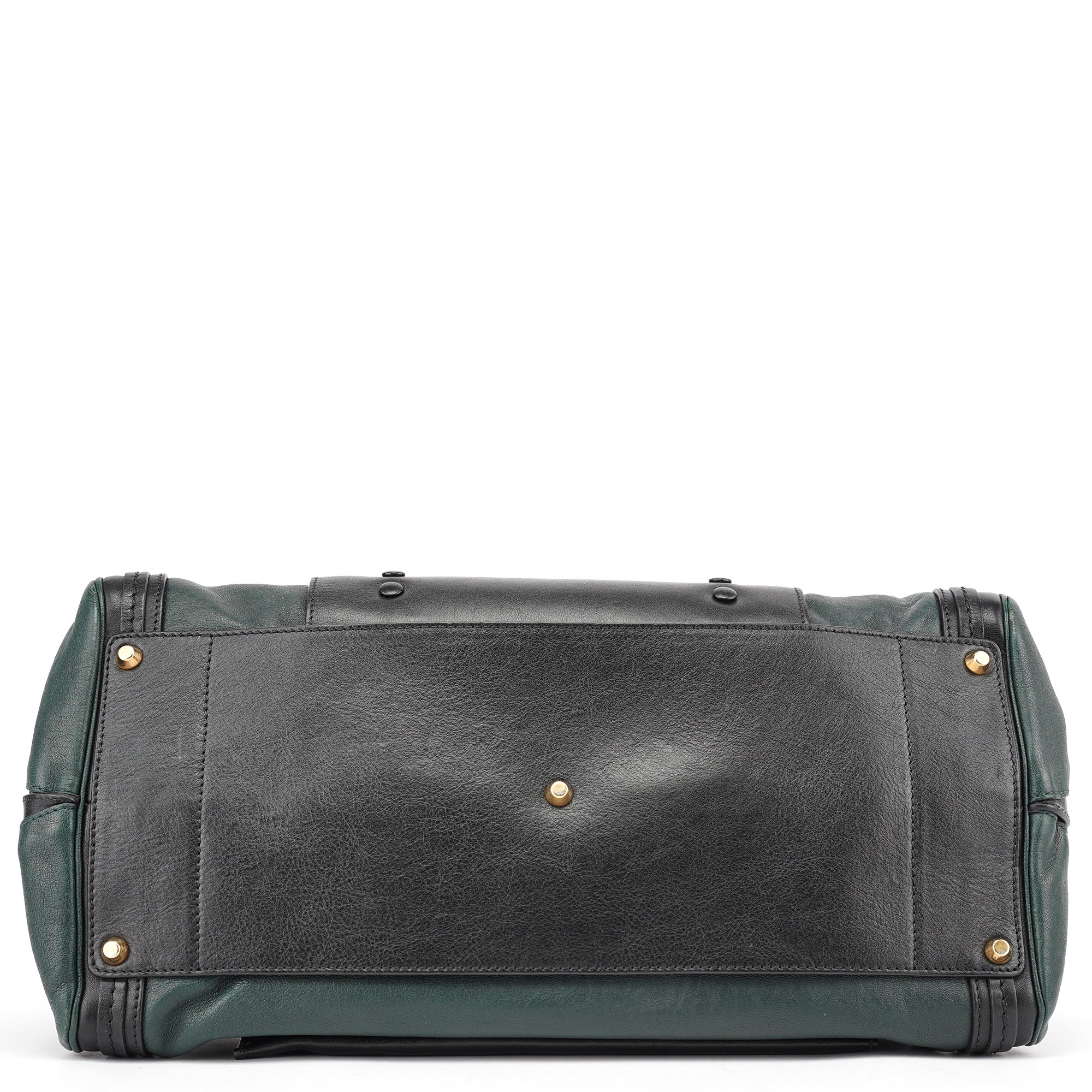 Chloé Green Lambskin 2-Way Tote Bag