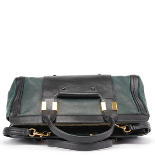 Chloé Green Lambskin 2-Way Tote Bag