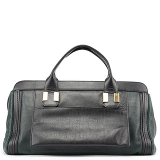 Chloé Green Lambskin 2-Way Tote Bag