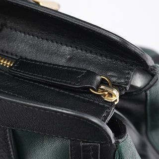 Chloé Green Lambskin 2-Way Tote Bag