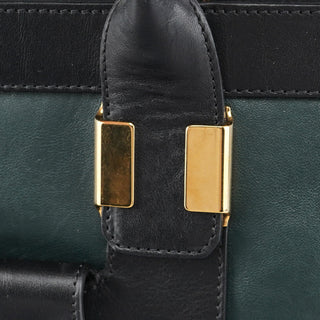 Chloé Green Lambskin 2-Way Tote Bag