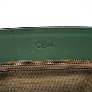 Chloe Green Leather Shoulder Bag