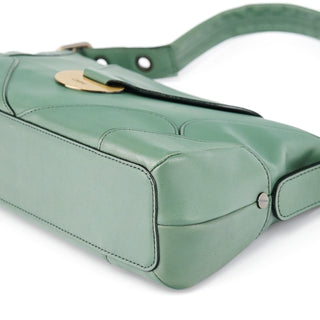 Chloe Green Leather Shoulder Bag