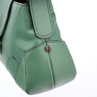Chloe Green Leather Shoulder Bag