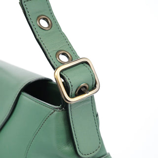 Chloe Green Leather Shoulder Bag