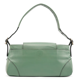 Chloe Green Leather Shoulder Bag