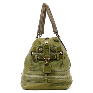 Chloe Green Leather Tote Bag