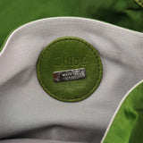 Chloe Green Nylon Logo Flap Shoulder Bag